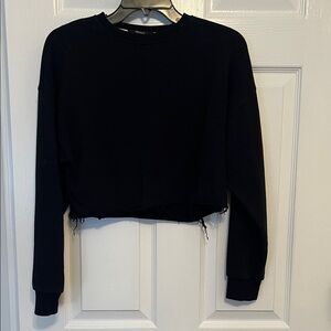 Forever 21 Black Cropped Top